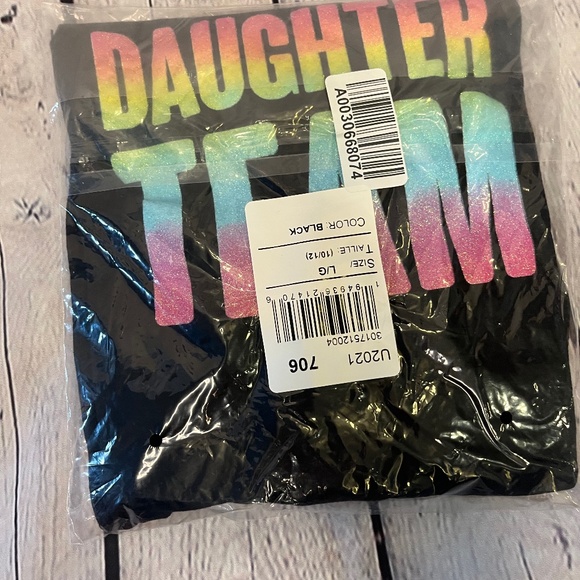 dad daughter team t-shirt NWT - Picture 2 of 2